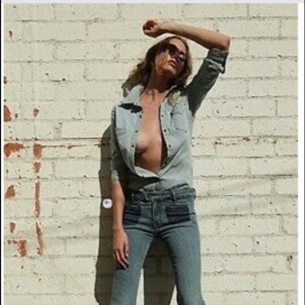 Genetic Denim 'Adriane' Bellbottom Stretch Jeans